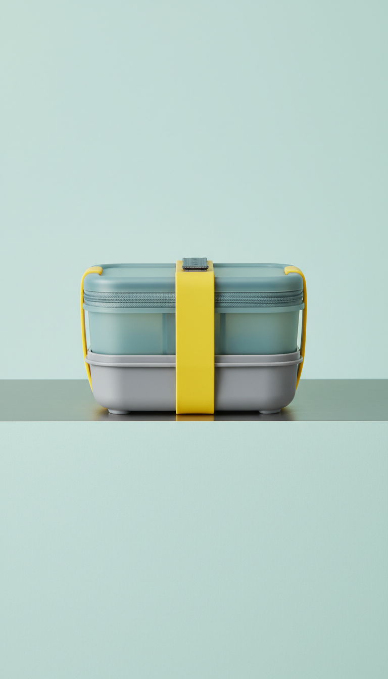 Recyclable Lunch Container with Leakproof Lid