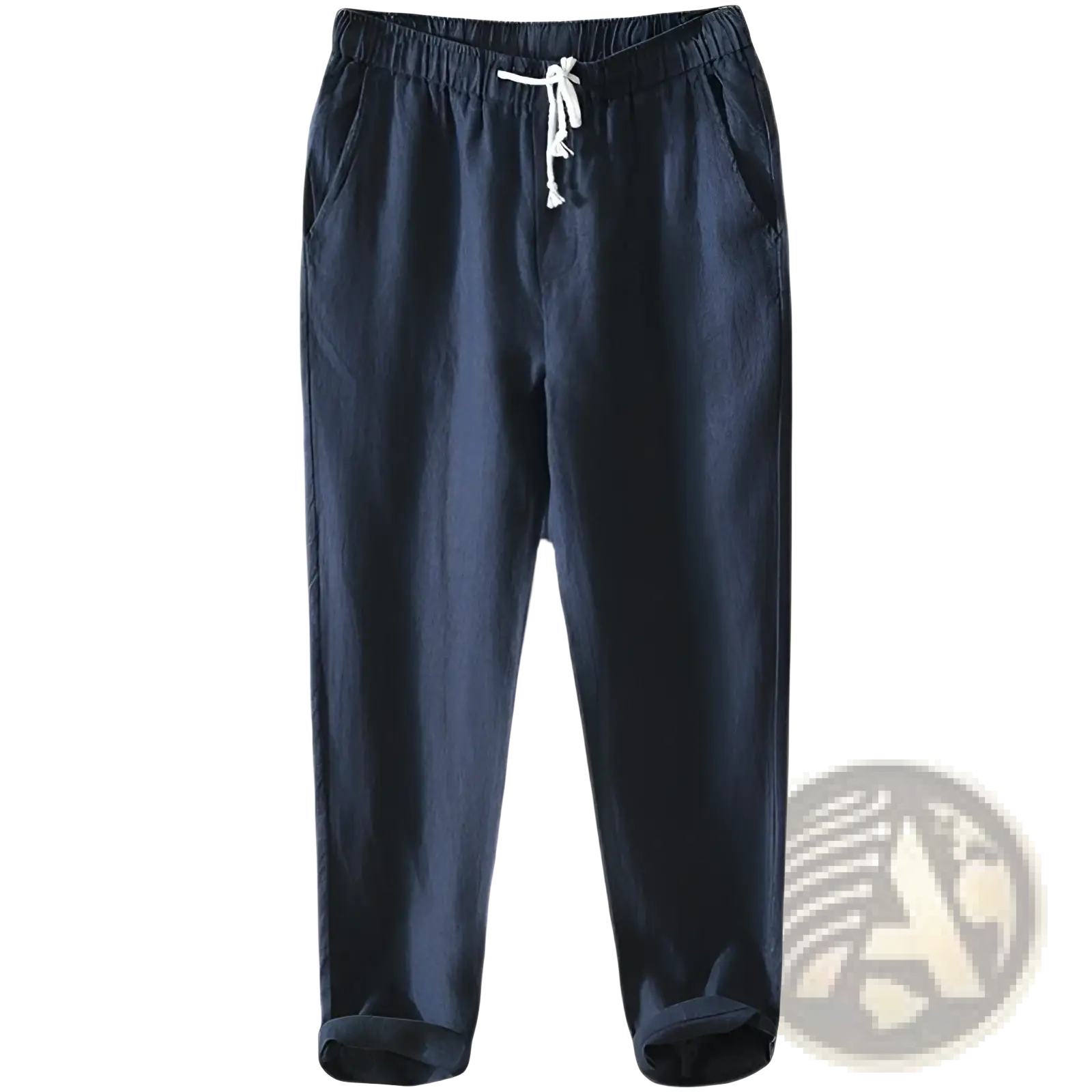 Men's Casual Plus Size Straight Fit Linen Joggers